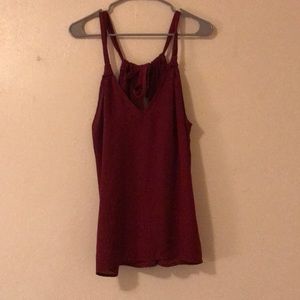 Dark Red Tank Top